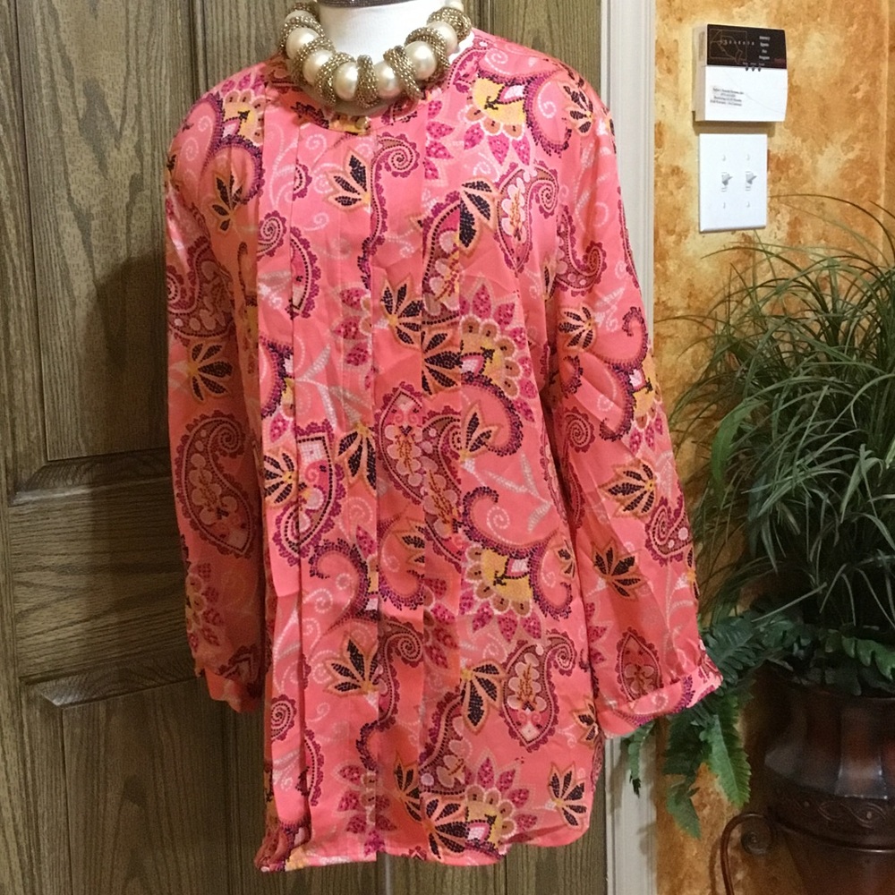 Liz Claiborne Pleated Top